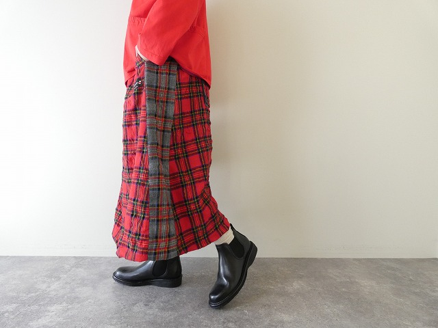 快晴堂(かいせいどう) タータンフォーエバー 後ろポケスカートの商品画像5