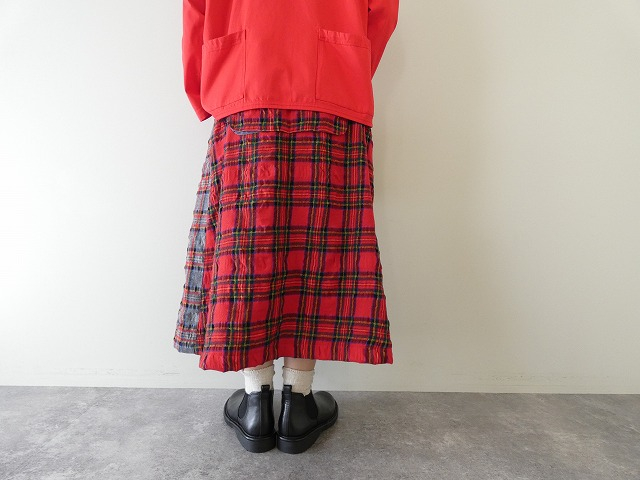 快晴堂(かいせいどう) タータンフォーエバー 後ろポケスカートの商品画像6