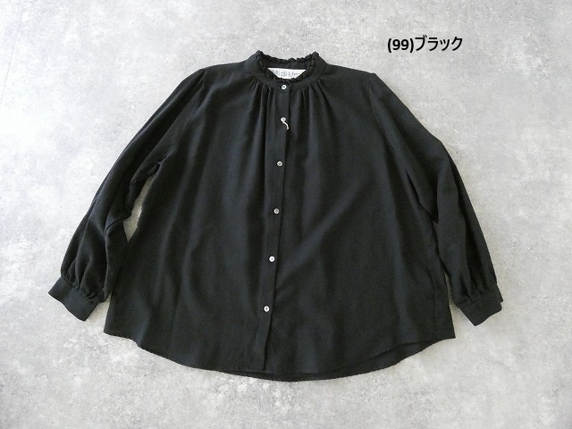 MidiUmi(ミディウミ) フリルカラーギャザーネックシャツの商品画像28