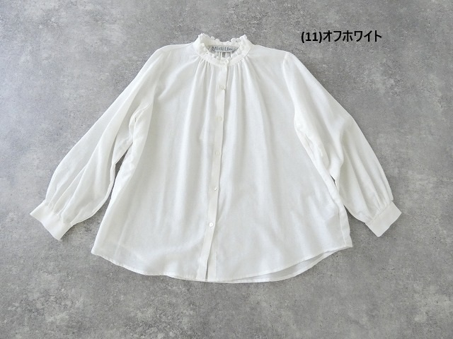 MidiUmi(ミディウミ) フリルカラーギャザーネックシャツの商品画像42