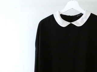 mizuiro ind(ミズイロインド) サテンコクーン衿付きワンピースの商品画像32