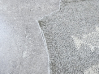 PK 魚柄のペルーニットベスト　アルパカ100%の商品画像24