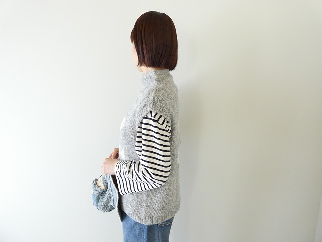 PK 魚柄のペルーニットベスト　アルパカ100%の商品画像4