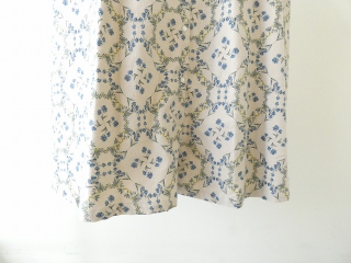 PK ブルーフラワーのバンドカラーワンピースの商品画像22