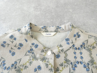 PK ブルーフラワーのバンドカラーワンピースの商品画像23