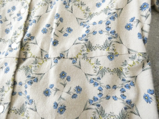 PK ブルーフラワーのバンドカラーワンピースの商品画像26