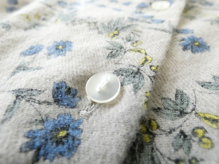 PK ブルーフラワーのバンドカラーワンピースの商品画像27