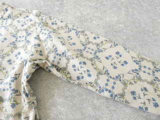 PK ブルーフラワーのバンドカラーワンピースの商品画像28