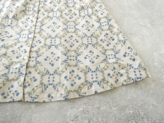 PK ブルーフラワーのバンドカラーワンピースの商品画像30