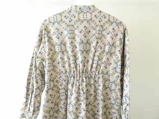 PK ブルーフラワーのバンドカラーワンピースの商品画像35