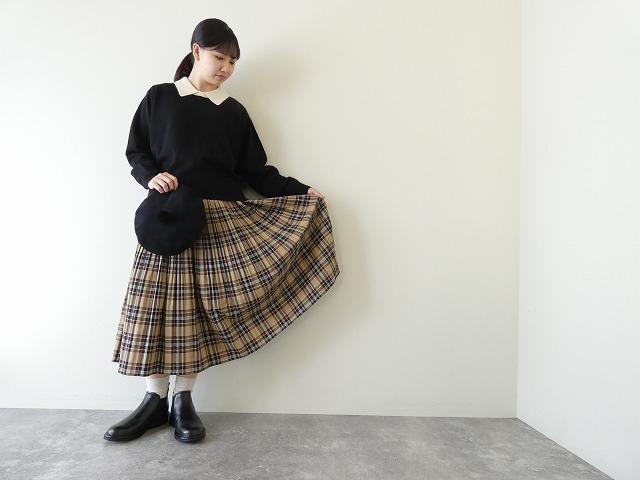 PK タータンチェックのプリーツスカートの商品画像1