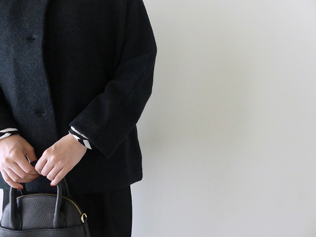 sabbatum(サバタム) ナチュラルソフト天竺ボーダーツイストタートルプルオーバーの商品画像11