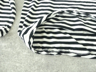 sabbatum(サバタム) ナチュラルソフト天竺ボーダーツイストタートルプルオーバーの商品画像27