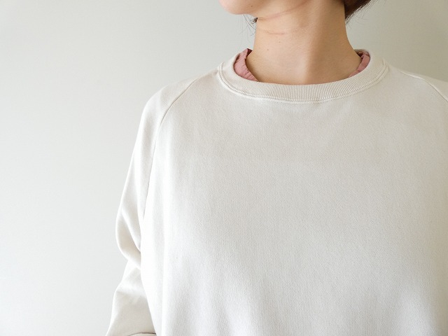 sabbatum(サバタム) ソフトモダン裏毛ラグランショートプルオーバーの商品画像3