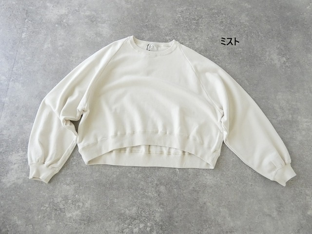 sabbatum(サバタム) ソフトモダン裏毛ラグランショートプルオーバーの商品画像42