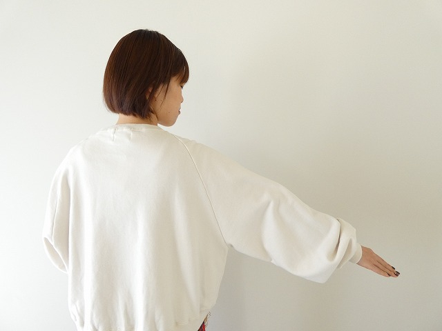 sabbatum(サバタム) ソフトモダン裏毛ラグランショートプルオーバーの商品画像6