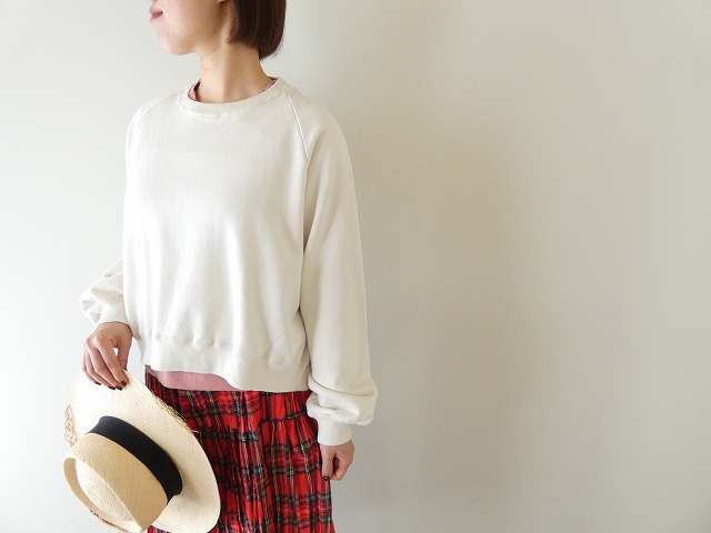 sabbatum(サバタム) ソフトモダン裏毛ラグランショートプルオーバーの商品画像7