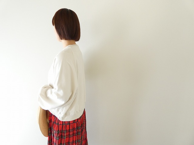 sabbatum(サバタム) ソフトモダン裏毛ラグランショートプルオーバーの商品画像8