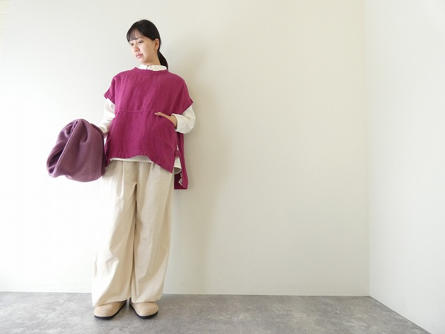 tumugu(ツムグ) ソリトリネンビッグベストの商品画像9