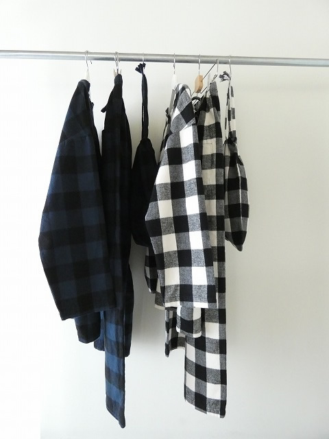 homspun(ホームスパン) ブロックチェックプルオーバー上下セットの商品画像10