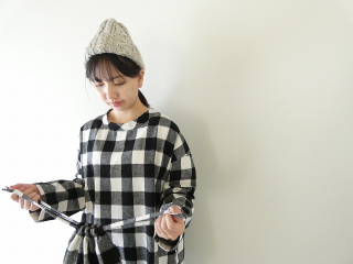 homspun(ホームスパン) ブロックチェックプルオーバー上下セットの商品画像21