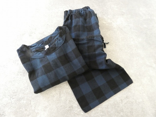 homspun(ホームスパン) ブロックチェックプルオーバー上下セットの商品画像27