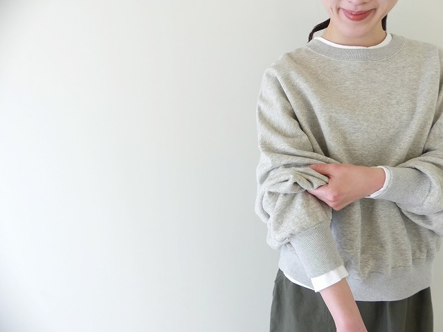 OUVERT(ウーヴェル) ランダム吊り裏毛クルーネックプルオーバーの商品画像5