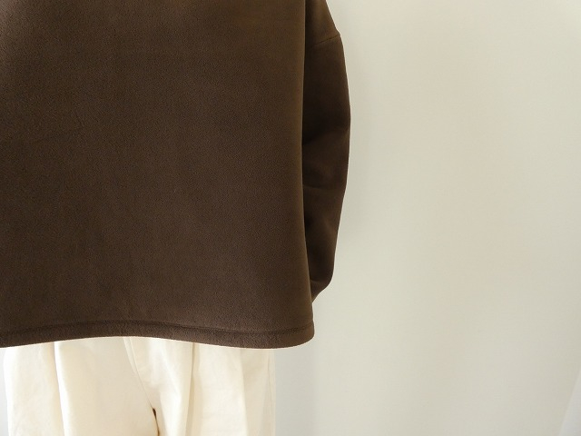 SOUFFLE マイクロフリースボトルネックワイドプルオーバーの商品画像5