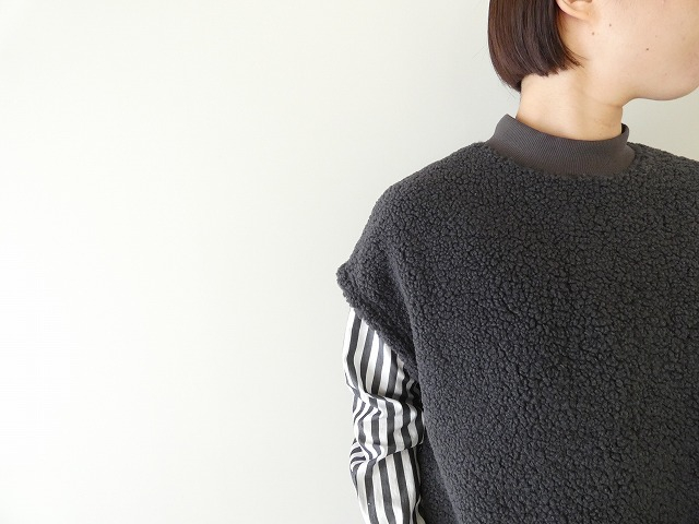 SOUFFLE ボアフリースオーバーサイズベストの商品画像5