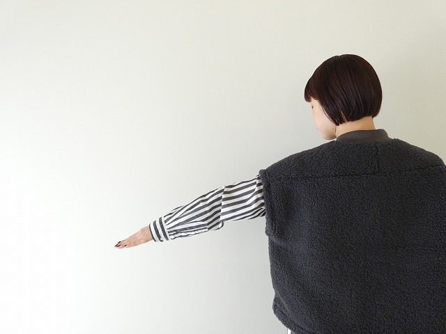 SOUFFLE ボアフリースオーバーサイズベストの商品画像6