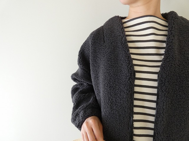 SOUFFLE ボアフリースZIPブルゾンの商品画像6