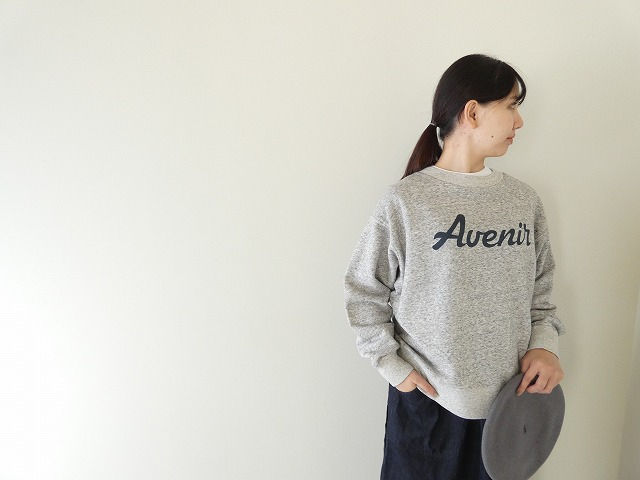 SOUFFLE 裏起毛スウェットプルオーバーの商品画像1