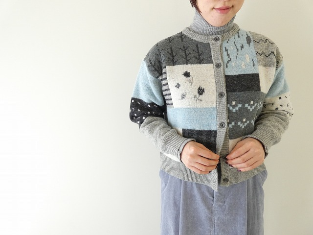 l’atelier du savon(アトリエドゥサボン) カラフルジャガードカーディガンの商品画像10