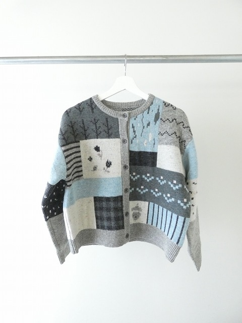 l’atelier du savon(アトリエドゥサボン) カラフルジャガードカーディガンの商品画像2