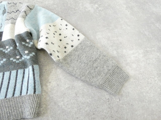 l’atelier du savon(アトリエドゥサボン) カラフルジャガードカーディガンの商品画像26