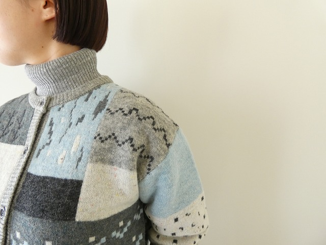 l’atelier du savon(アトリエドゥサボン) カラフルジャガードカーディガンの商品画像4