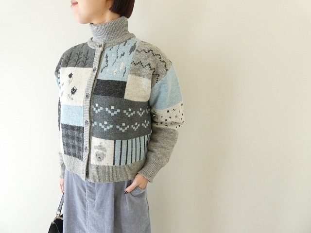 l’atelier du savon(アトリエドゥサボン) カラフルジャガードカーディガンの商品画像7