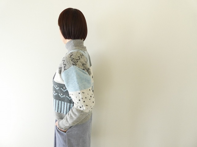 l’atelier du savon(アトリエドゥサボン) カラフルジャガードカーディガンの商品画像8