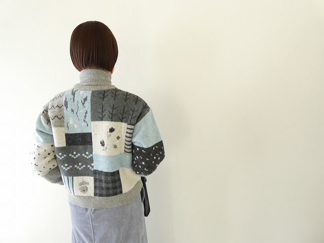 l’atelier du savon(アトリエドゥサボン) カラフルジャガードカーディガンの商品画像9