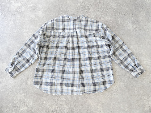 BLUE LAKE MARKET(ブルーレイクマーケット) 撚杢メランジチェックシャツの商品画像12