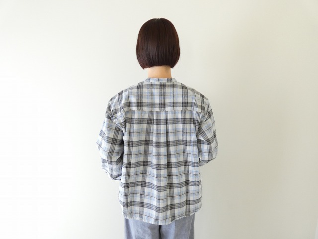 BLUE LAKE MARKET(ブルーレイクマーケット) 撚杢メランジチェックシャツの商品画像9