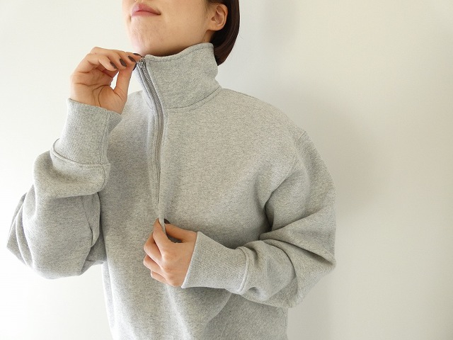 SOUFFLE 裏起毛ハーフジッププルオーバーの商品画像4