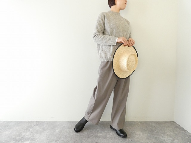 evam eva(エヴァムエヴァ) boucle yarn raglan pulloverの商品画像1