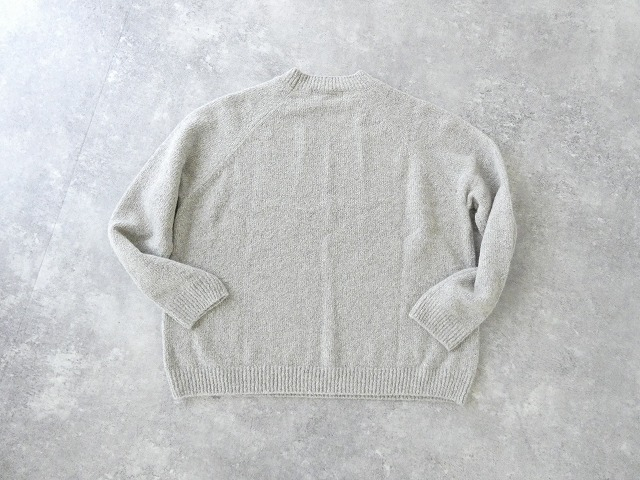 evam eva(エヴァムエヴァ) boucle yarn raglan pulloverの商品画像10