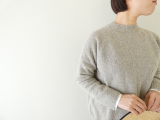 evam eva(エヴァムエヴァ) boucle yarn raglan pulloverの商品画像21