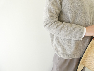 evam eva(エヴァムエヴァ) boucle yarn raglan pulloverの商品画像22