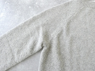 evam eva(エヴァムエヴァ) boucle yarn raglan pulloverの商品画像24