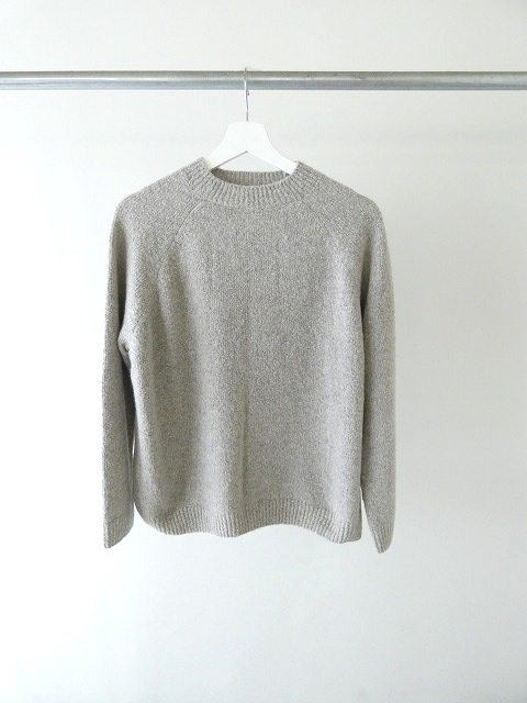 evam eva(エヴァムエヴァ) boucle yarn raglan pulloverの商品画像3