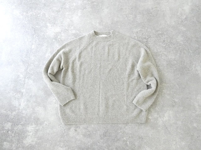 evam eva(エヴァムエヴァ) boucle yarn raglan pulloverの商品画像9