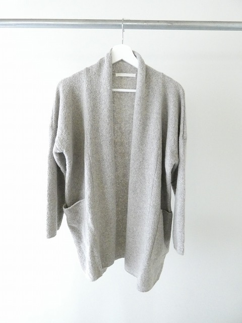 evam eva(エヴァムエヴァ) boucle yarn robeの商品画像3